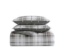 Eddie Bauer ontano Plaid Comforter Set, Antracite, Charcoal, King