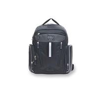 Eddie Bauer Places & Spaces Bridgeport - Zaino per pannolini, tasche per biberon e fasciatoio incluso, nero, 1 pezzo (confezione da 1)