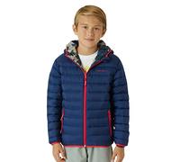 Eddie Bauer Reversible Jacket for Boys - Down, Waterproof, Hooded | Navy Blue, X-Small