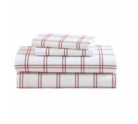 Eddie Bauer - Set di lenzuola completo in flanella di cotone spazzolato per una morbidezza extra Cozy Home D