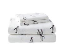 Eddie Bauer Sheet Set 100% Cotone Biancheria da Letto, Pre-Shrunk e Spazzolato per Una Maggiore Morbidezza, Comfort e Sensazione Confortevole, Rookeries, Coppia