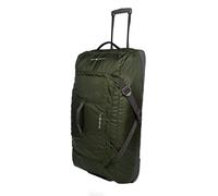 Eddie Bauer Traverse 32 Rolling Duffel Bag - Borsone in poliestere Ripstop con manico telescopico, Loden Scuro, 78L, Traverse Rolling Duffel Bag-realizzato in poliestere Ripstop con manico telescopico