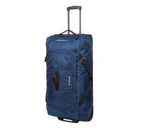 Eddie Bauer Traverse 32 Rolling Duffel Bag-Made from Ripstop Polyester with Telescoping Handle, Medium Indigo, One Size