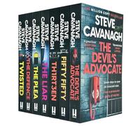 Eddie Flynn Series 7 Books Collection Set By Steve Cavanagh (Twisted,Thirteen, The Defence, The Plea, The Liar, Fifty-Fifty, The Devil's Advocate)