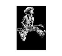 Eddie Van Halen - Poster su tela, decorazione artistica da parete per soggiorno, camera da letto, decorazione senza cornice, 30 x 45 cm