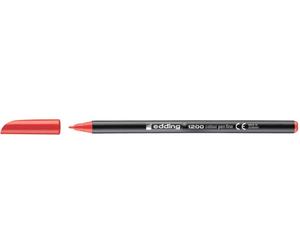 Edding 1200 marcatore Fine Rosso 1 pz