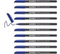Edding 1200 - Pennarello a punta di 1 mm, Blu, Confezione da 10