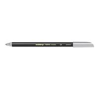 Edding 1200 Pennarello a punta fine metallizzato, 1 - 3 mm, color argento