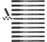 edding 1255 calligraphy pen - black - box of 10 - calligraphy nib 5 mm - fibre p