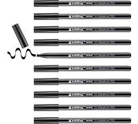 Edding 1255 - Penna calligrafia, colore: nero (Confezione da 10) 3.5 mm Nero