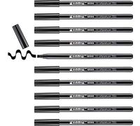 Edding 1255 - Penna calligrafia, colore: nero (Confezione da 10) 5.0 mm Nero