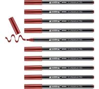 edding 1255 - Penna calligrafica, 10 pezzi, pennino da 3,5 mm, per carta, legno, terracotta, tela, lettere a mano, diari proiettili, biglietti di ringraziamento, libri calligrafici