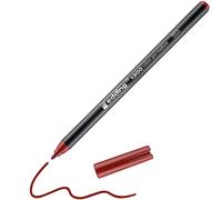 Edding 1300 Feltro da colorare fine Punta Media - Cramoisi - 1 Penna - Punta Tonda da 2 mm - per disegnare e Scrivere - per la Scuola, Mandalas, doodling, Bullet giornali
