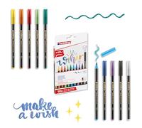 ASTUCCIO 10 PENNARELLI BRUSH 1 4-1340-10-4 340 COLORI GLITTER