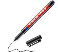 edding 140 S - Pennarello indelebile, punta tonda 0,3 mm, Nero