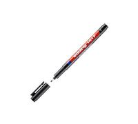 edding 141 F - Penna permanente per scrivere su vetro, plastica, pellicole e superfici lisce, ad asciugatura rapida, resistente all'acqua e alle sbavature