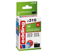 Edding 18-316 Cartuccia Compatibile sostituisce HP 901XL, CC654AE Nero EDD-316