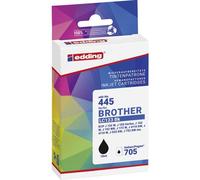 Edding 18-445-01 Cartuccia Compatibile sostituisce Brother LC-123BK Nero EDD-4