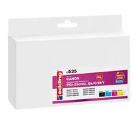 Edding 18-535 Cartuccia Compatibile sostituisce Canon PGI-2500BK XL, PGI-2500C