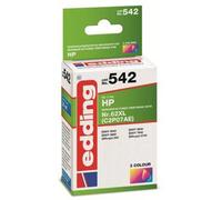 Edding 18-542 Cartuccia sostituisce HP 62XL, C2P07AE Compatibile Ciano, Magenta