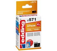 Edding 18-571 Cartuccia Compatibile sostituisce Epson 33XL, T3351 Nero EDD-571