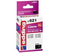 Edding 18-621 Cartuccia sostituisce Canon CLI-581BK XXL Compatibile Nero EDD-62