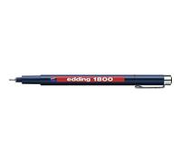 Edding 1800 profipen 0.5 - Blister 1 penna- Colore nero - penna di precisione - Tratto 0.5 mm