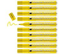 Edding 2000 C Marcatore Permanente, Giallo, 10Pz, Punta Tonda 1.5-3 Mm, Impermea