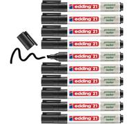 edding 21 Ecoline permanent marker - black - box of 10 - round tip 1.5-3 mm - wa