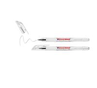 edding 2185 Penna Gel, Plastica o Gomma, Bianco, 0.7 millimeters mm, 2 unità