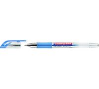edding® 2185 - Penna gel con cappuccio da 0,7 mm, colore: blu, confezione da 10 pezzi da 1 pezzo