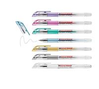 edding 2185 Roller inchiostro gel - bianco, oro, argento, blu, verde, rosa, viola - custodia da 7-,7 mm - penna gel per scrivere, disegnare, per mandala, bullet journals - roller gel, penna roller