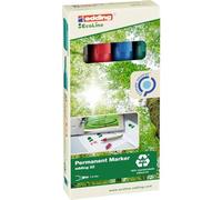 EDDING 22/4S - Marcatore permanente, a basso impatto ambientale, 4 colori assor