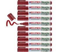 edding 22 Ecoline permanent marker - red - box of 10 - chisel tip 1-5 mm - water