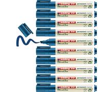 edding 22 Ecoline permanent marker - blue - box of 10 - chisel tip 1-5 mm - wate