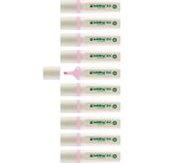 Edding 24 EcoLine highlighter - pastel rose - 10 highlighters - chisel nip 2-5 m