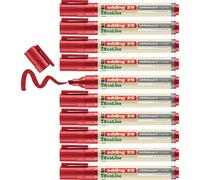 edding 29 EcoLine pennarello per lavagna bianca, colore: Nero 1-5mm Red