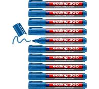 edding 300 pennarello indelebile, colore: Nero 1.5-3mm Light Blue