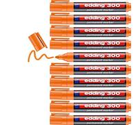 edding 300 pennarello indelebile, colore: Nero 1.5-3mm Orange