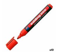 edding 300 Permanent Marker A8 Bullet Red Box of 10 NEW