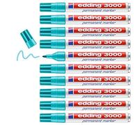 Edding 3000 Marcatore permanente, Turchese, 1 pezzo