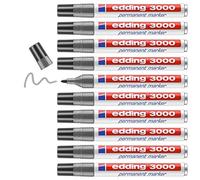 Edding 3000 Permanent Marker Grey marcatore Permanente