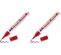Edding 3000 Permanent Marker Red (Confezione da 2)