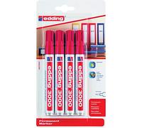 Edding 3000 Rosso marcatore permanente