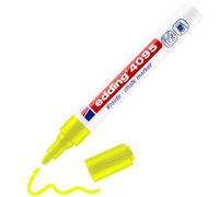 EDDING 4095NGE - Marcatore in gesso, 2-3 mm, giallo al neon