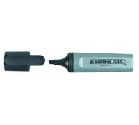 edding 345 evidenziatori - grigio - 10 penne - Punta smussata da 2-5 mm - ideale per marchi e evidenziatori luminosi di testo e note