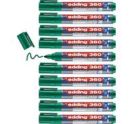 E_0002_S8428268 Edding Pennarello per Lavagna Edding 360 Ricaricabile Verde (10