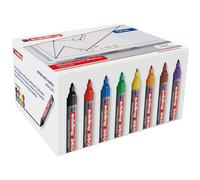 Edding 360 Whiteboard Markers Pack of 50 8 Assorted Colours - Color: Assorted