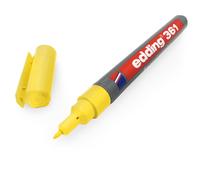 Edding 361 Pennarello Per Whiteboard 1Mm Punta A Boro Inchiostro Giallo Singolo