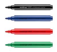 Edding 366 Mini Lavagna Evidenziatore a Secco 1.0mm 1 di Ognuno Colore Pacco 4